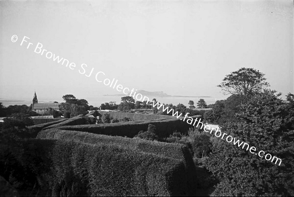 HOWTH CASTLE  BEECH WALKS FROM GATE TOWER